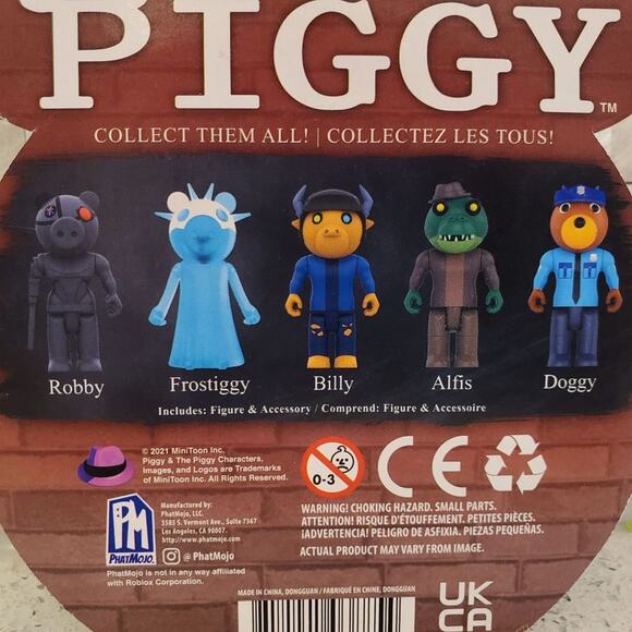 PIGGY Doggy Action Figure 3.5 Buildable Toy Series 2 Includes DLC Code Police - Picture 6 of 7